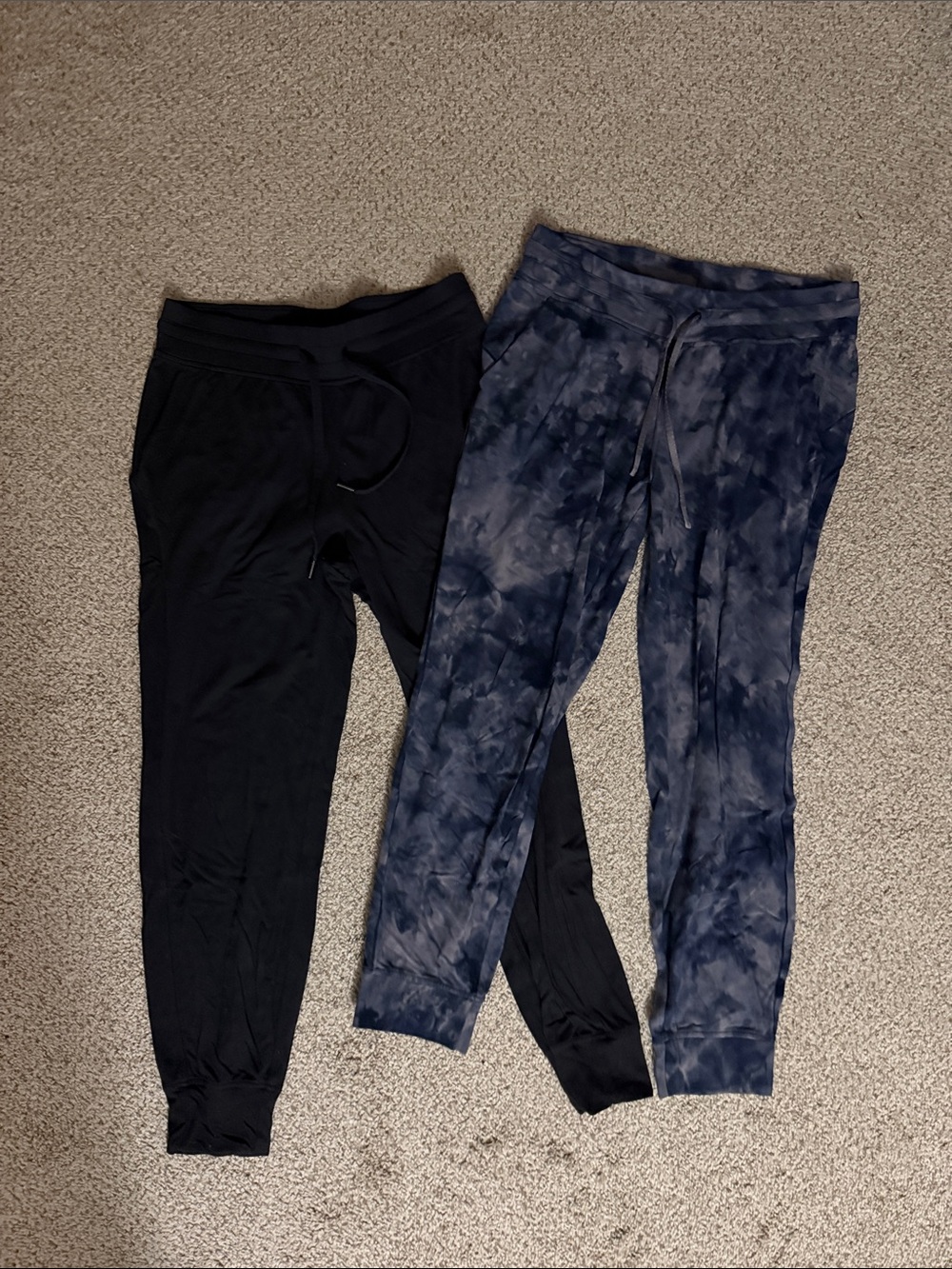 Lululemon women’s soft Jogger Black qnd multi - Pack of 2